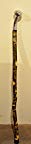 Hickory Hames Cane / Walking Stick Amish Handmade with Minto Hame Handle Heavy Duty. The Minto Hame (Hames)tip Used As a Top Handle for This Cane or Walking Stick. 8