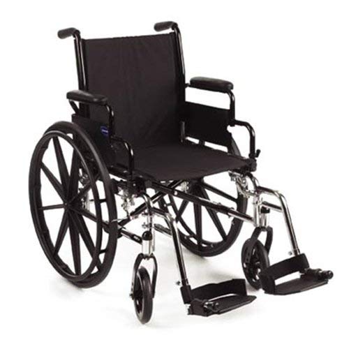 Invacare 9000 SL Wheelchair - 18 x 16 Seat, Fixed Height Space-Saver Desk Arms - 9SL_PTO_34751