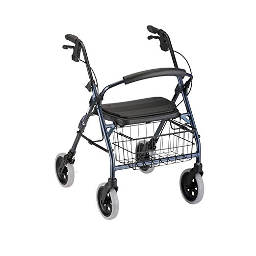 Nova MedicalProducts Health Care Hospital Daily Mobility Aids Cruiser Deluxe Rolling Walker Blue