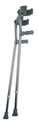 Lumex 6341A Deluxe Forearm Crutches, Large, 1 Pair (Pack of 2)