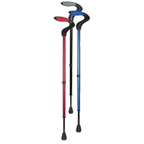 Quest Single Point Shock-Absorbing Cane - Red
