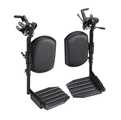 Invacare T94HCP Elevating Leg Rest with Composite Footplates and Padded Calf Pads