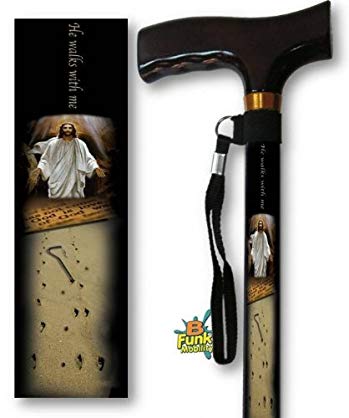 Adjustable T Handle Walking Cane He Walks With Me