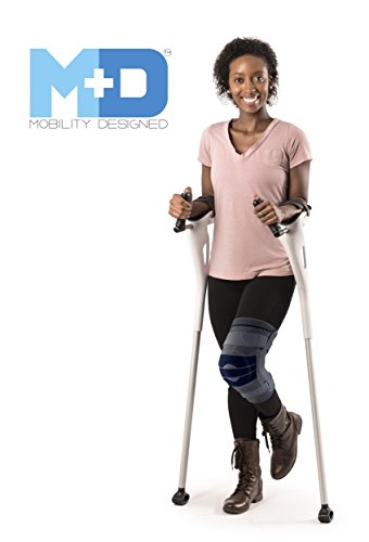 Mobility Designed Hands-free Ergonomic Crutches - White - (1 Pair)