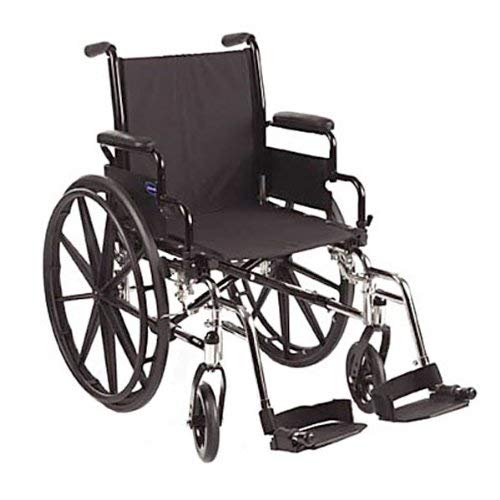 Invacare 9000 SL Wheelchair 16 inch Flip Back Arm Black