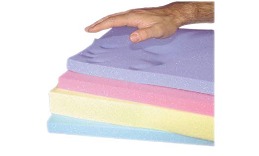 AliMed T-Foam Cushion, Medium, Blue, 3x16x18 inch sheet