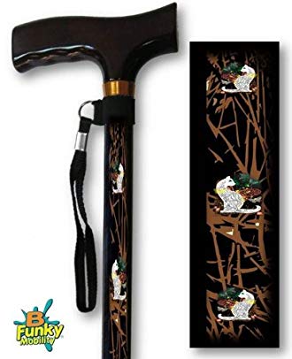 Adjustable T Handle Walking Cane with Cats