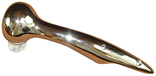 JWL (1) Hames Solid Brass Chrome Walking Stick Cane Handle Traditional 8