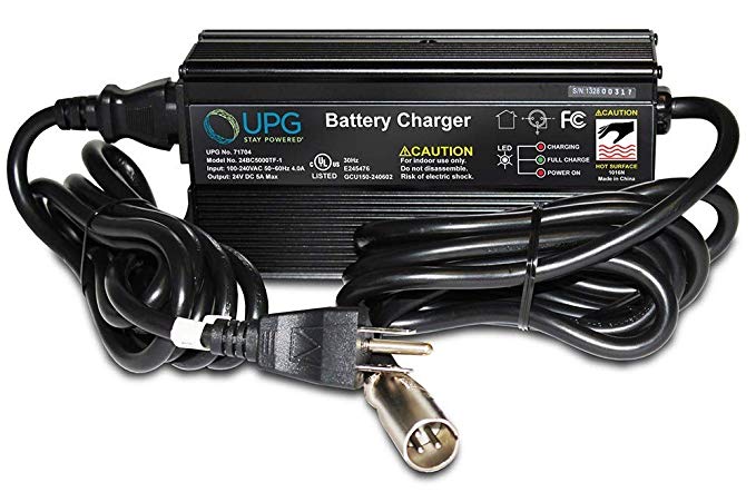 24V 5A Jet Jazzy Wheelchair Power Chair Scooter Heavy Duty Battery Charger