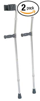 Pivit Lightweight Forearm Crutches for Walking | Adult, 5'0