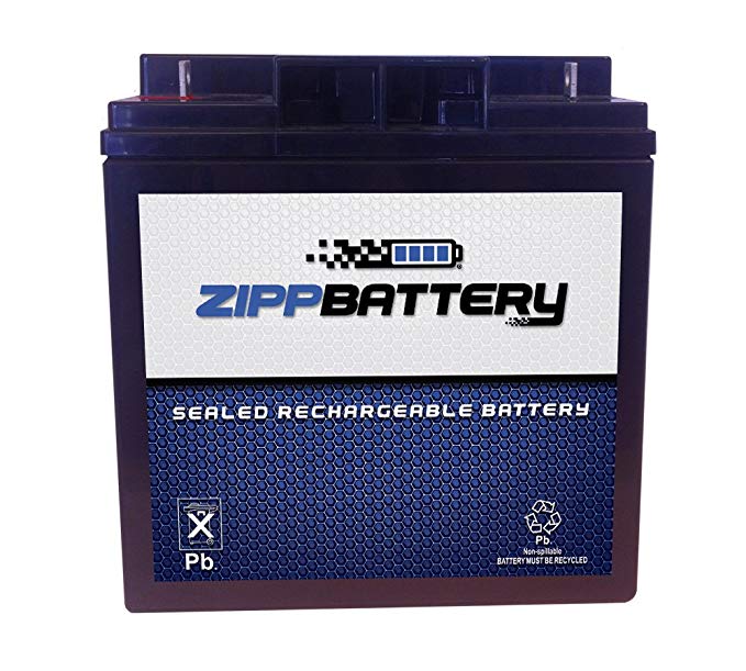 12V 55AH 660W Sealed Lead Acid (SLA) Battery - T3 Terminals by Zipp Battery