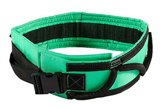 Patient Transfer Handling Belt, Padded Walking Gait Belt with Quick Release Buckle, Size Medium