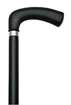 Men Opera Cane Black Ash Shaft Black Nylon Handle -Affordable Gift! Item #DHAR-9057008