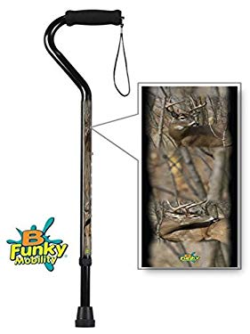 Adjustable Walking Cane Aluminum Wildlife Deer Design