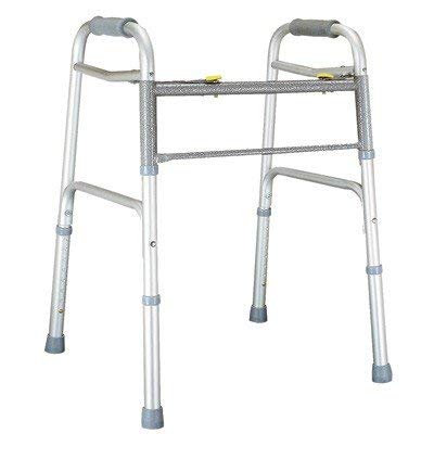GF Health 604070A Imperial Collection Dual Release X-Wide Folding Walker, Aluminum (Pack of 2)