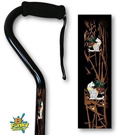 Adjustable Walking Cane with Cats