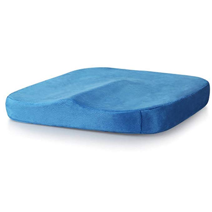 NACHEN Orthopedic Seat Cushion Memory Foam Seat Cushion, Suitable for Car, Office & Wheelchair Or Travel