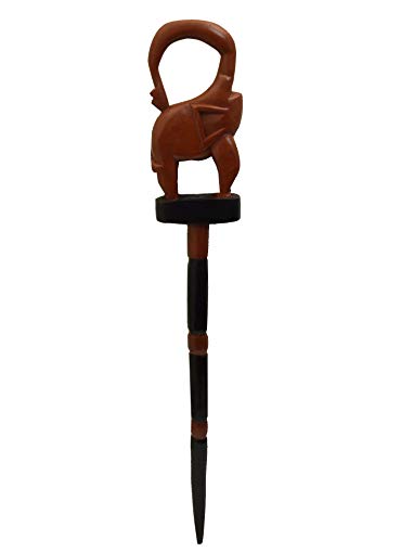 Ashanti Elephant Walking Stick - Handmade in Ghana