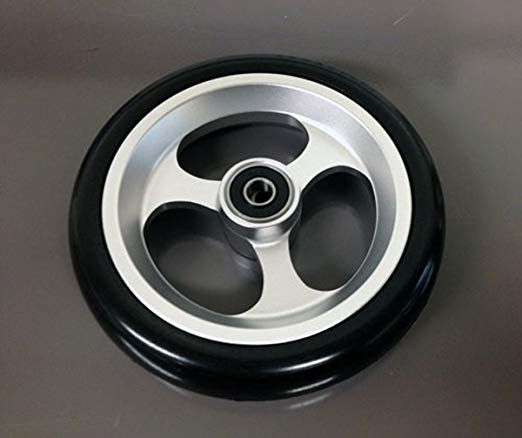 Caster Wheel, Soft Roll - 4 x 1 in., 1 each