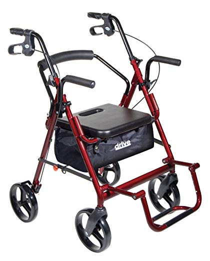 Transport Chair and Rollator in 1 XL