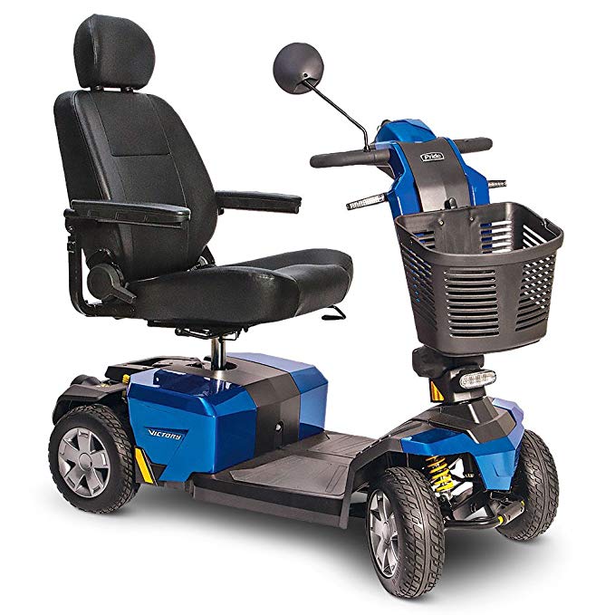 Pride Victory 10 LX Mobility Scooter with CTS suspension - Blue