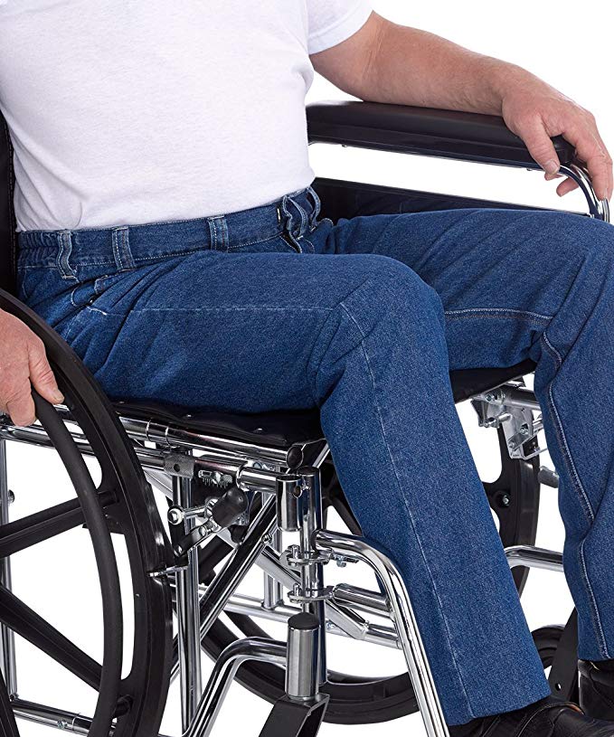 Mens Wheelchair Jeans - Quality Soft Denim for Wheelchair Fashion & Comfort
